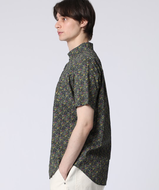 [LIBETY]フラワープリントシャツ