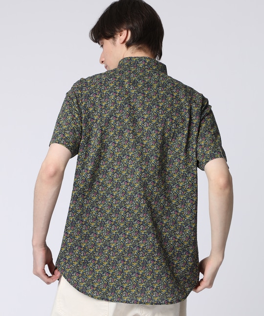 [LIBETY]フラワープリントシャツ