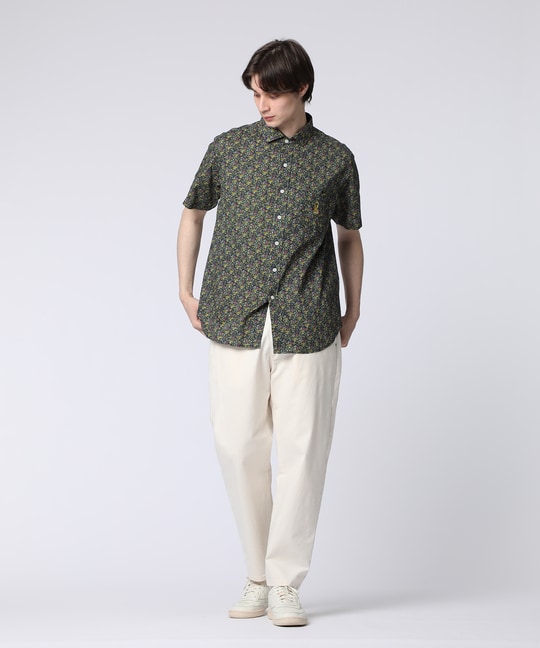 [LIBETY]フラワープリントシャツ