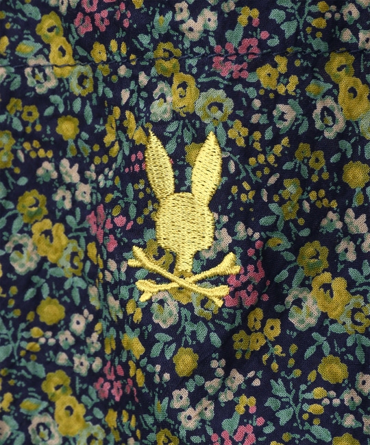 [LIBETY]フラワープリントシャツ