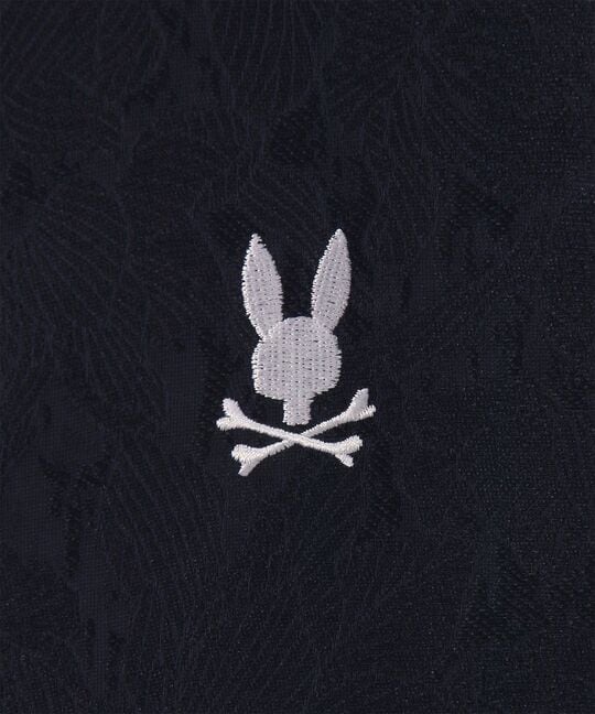 [WOMEN]フラワージャガード ショート丈シャツ