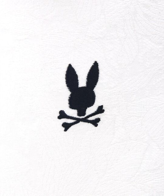 [WOMEN]フラワージャガード ショート丈シャツ