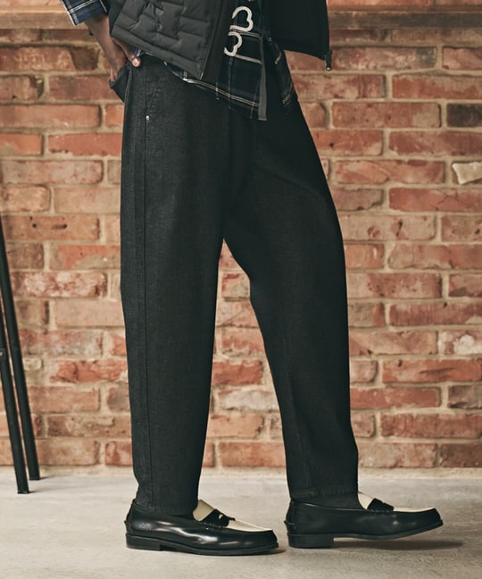 Lee × Psycho Bunny FLeeasy Narrow ブラックデニム