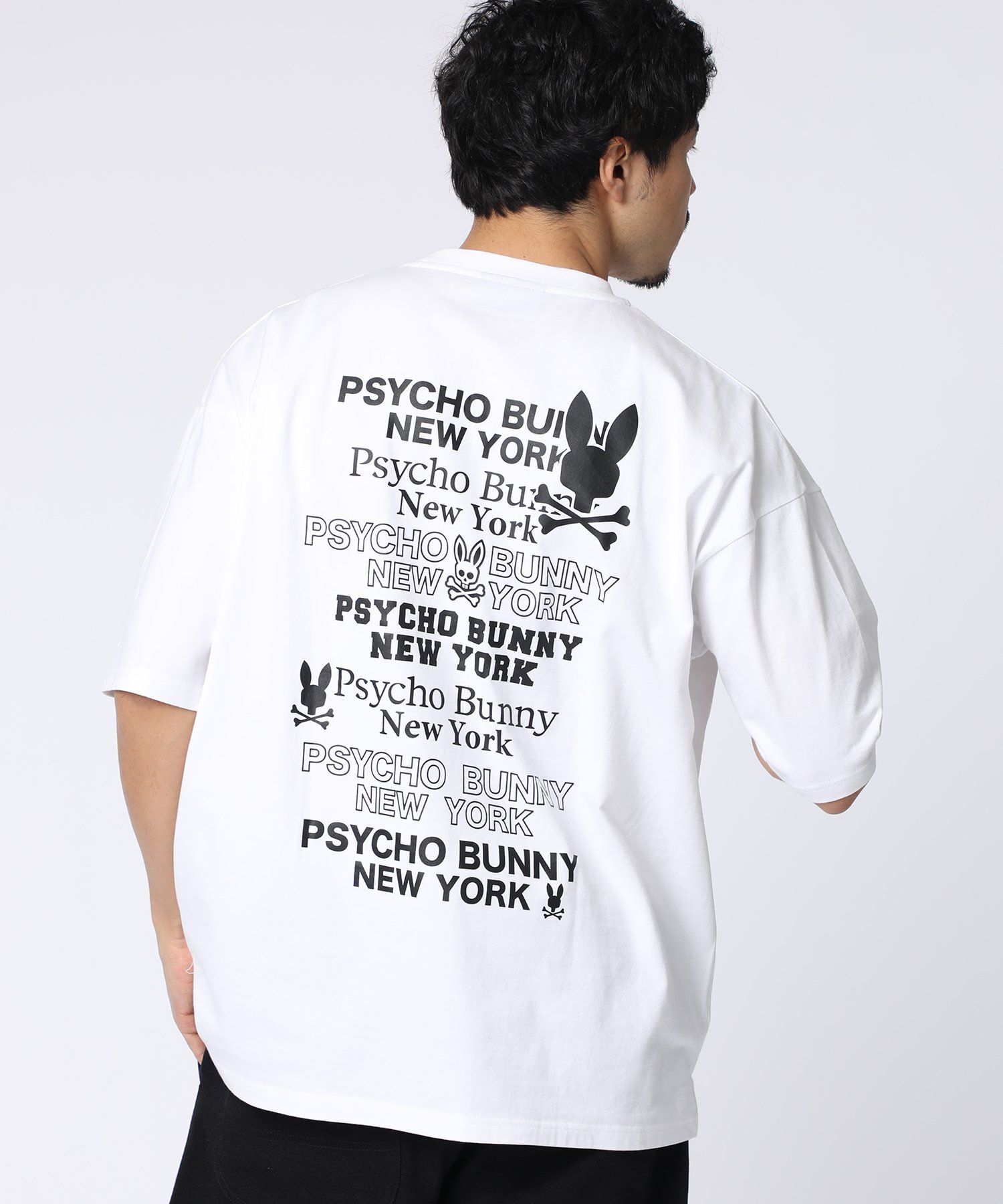 WEB限定]ツアーTEE風 ロゴTシャツ｜Psycho Bunny｜サイコバニー 公式