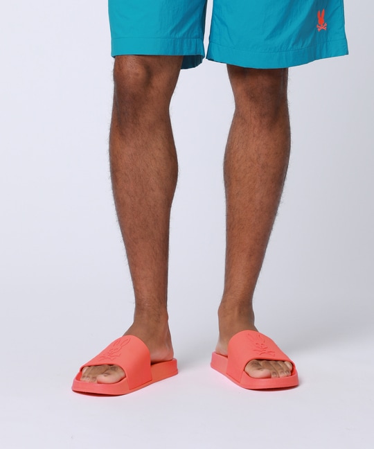 エンボスネオンカラーロゴ  シャワーサンダル