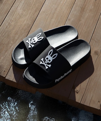 エンボスネオンカラーロゴ  シャワーサンダル