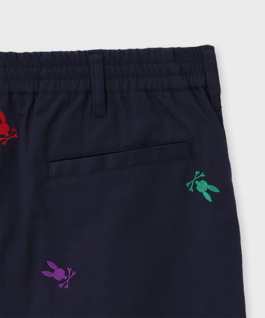 カラフルロゴパターン コットンツイル ショーツ