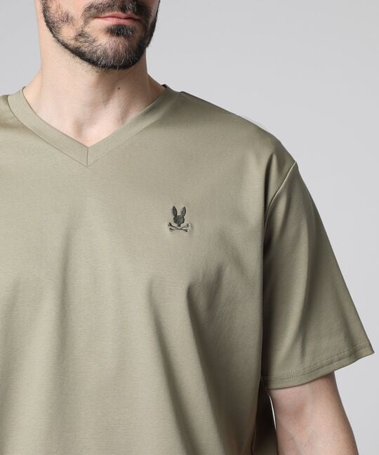 シルケットスムース Vネック Tシャツ