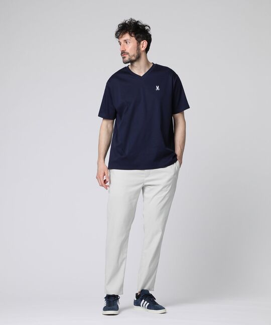 シルケットスムース Vネック Tシャツ