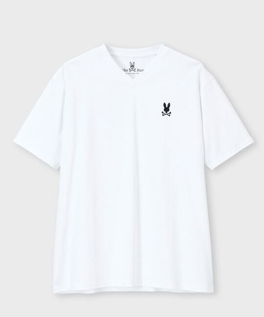 シルケットスムース Vネック Tシャツ