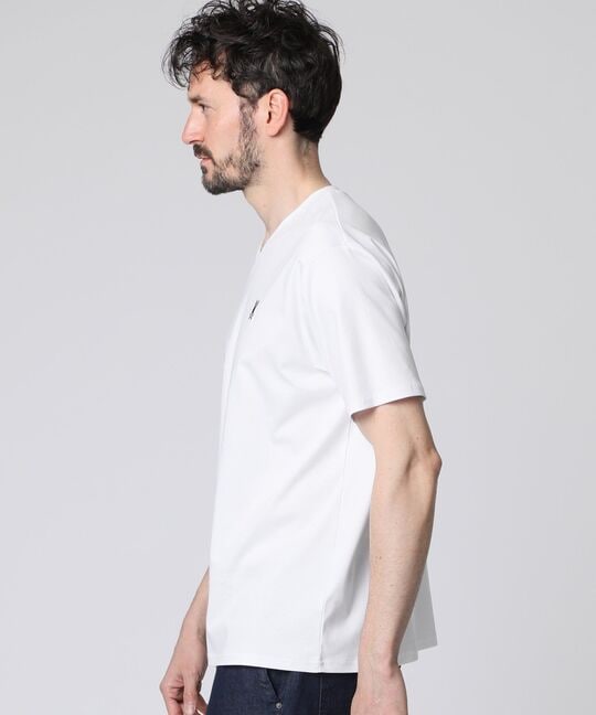 シルケットスムース Vネック Tシャツ