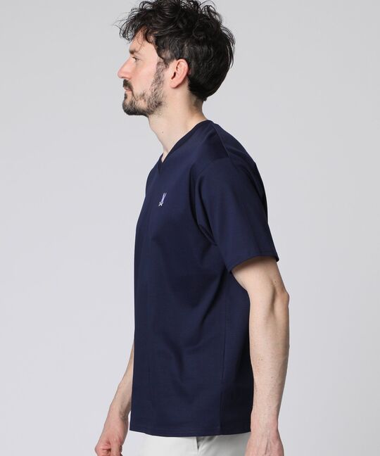 シルケットスムース Vネック Tシャツ