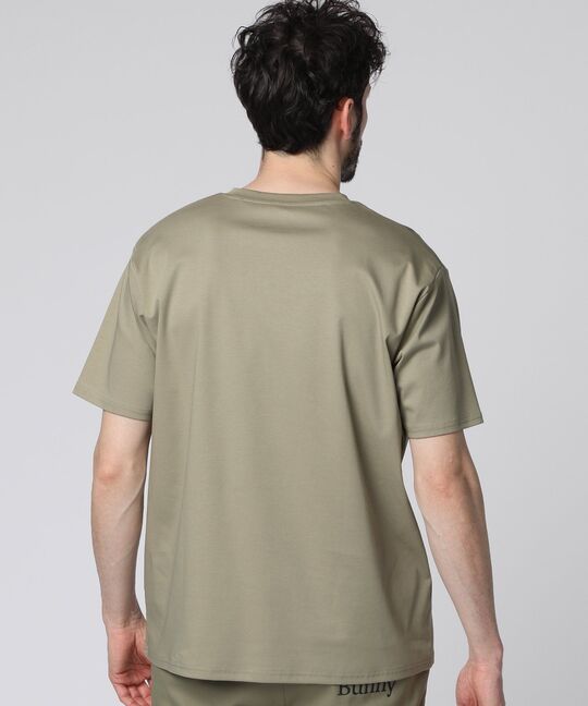 シルケットスムース Vネック Tシャツ