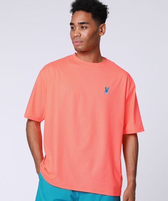 ファインメッシュ リラックスワンポイントロゴTシャツ