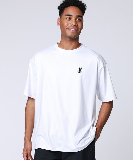 ファインメッシュ リラックスワンポイントロゴTシャツ