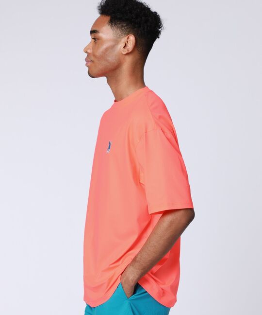 ファインメッシュ リラックスワンポイントロゴTシャツ