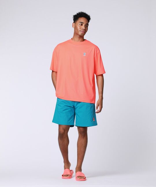 ファインメッシュ リラックスワンポイントロゴTシャツ