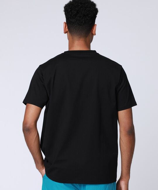 トロピカル アートワーク ピマコットンTシャツ