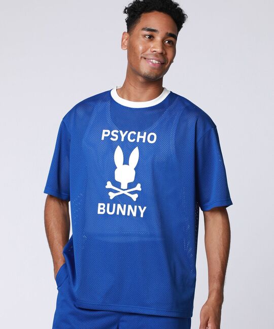 カレッジカラーメッシュ セットアップTシャツ