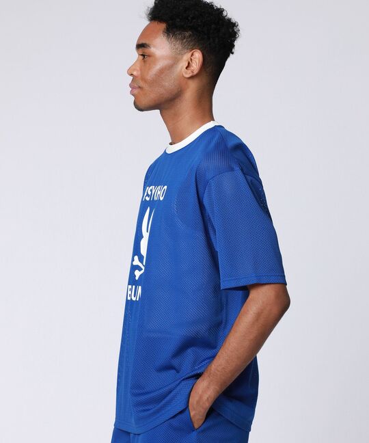 カレッジカラーメッシュ セットアップTシャツ