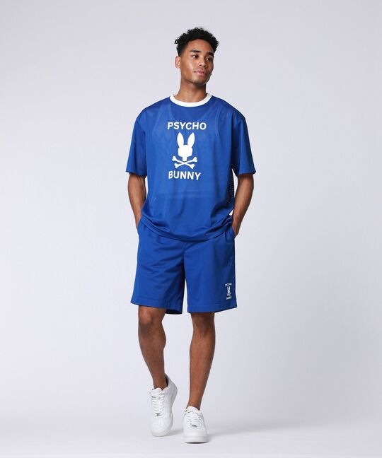 カレッジカラーメッシュ セットアップTシャツ