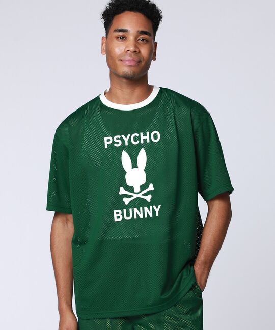 カレッジカラーメッシュ セットアップTシャツ