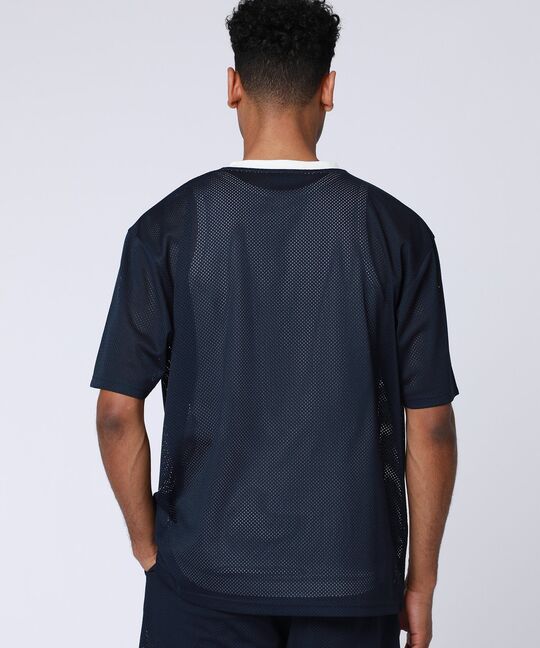 カレッジカラーメッシュ セットアップTシャツ