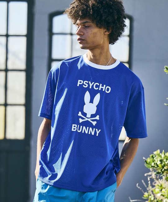 カレッジカラーメッシュ セットアップTシャツ