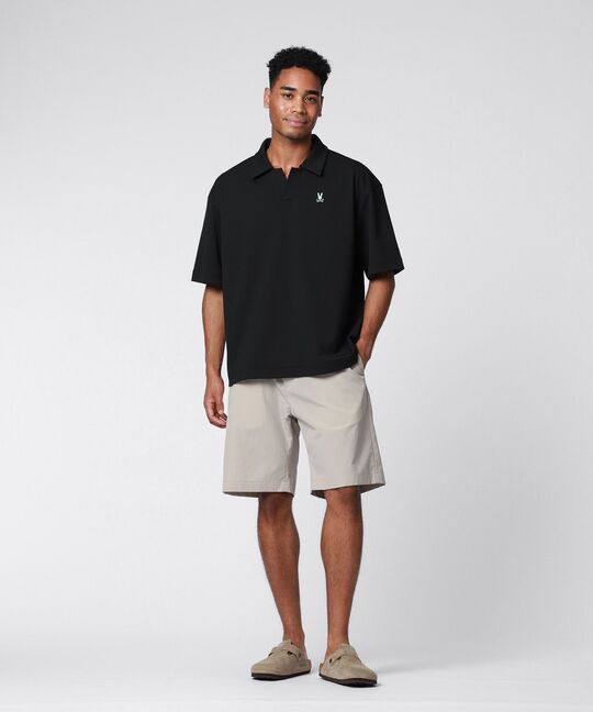 ポップコーンニット リラックス スキッパーシャツ