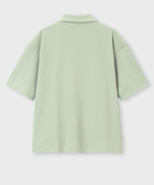 ポップコーンニット リラックス スキッパーシャツ