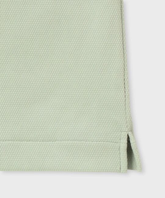 ポップコーンニット リラックス スキッパーシャツ