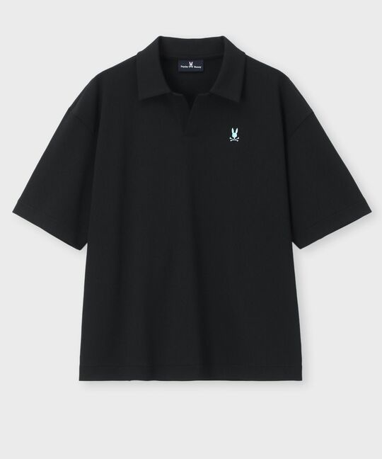 ポップコーンニット リラックス スキッパーシャツ