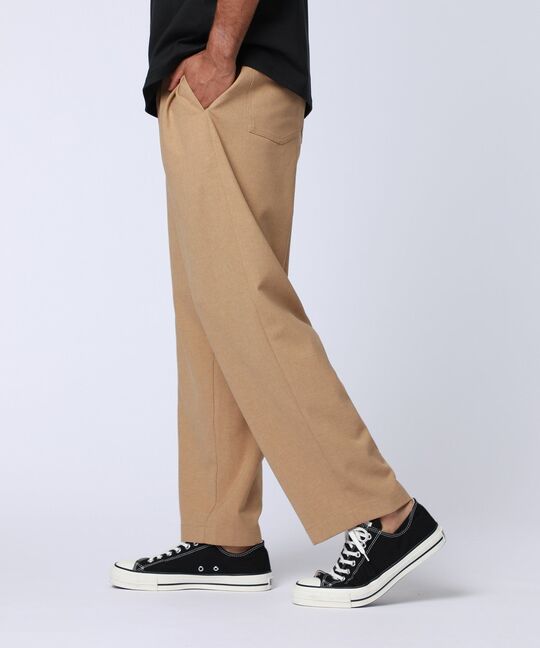 ドライタッチ リネンライク リラックスイージーパンツ