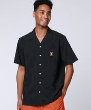 パイナップルジャガード オープンカラーシャツ