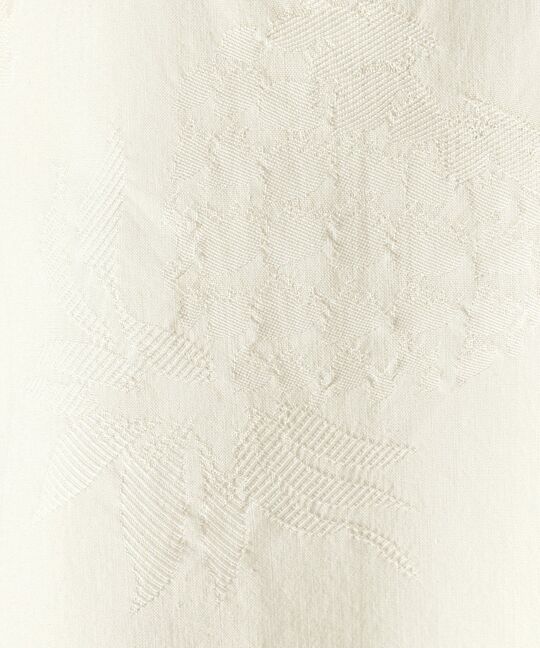 パイナップルジャガード オープンカラーシャツ