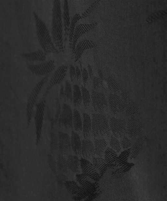 パイナップルジャガード オープンカラーシャツ