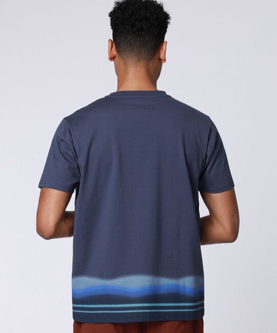 ピマコットン グラデーションボーダー Tシャツ