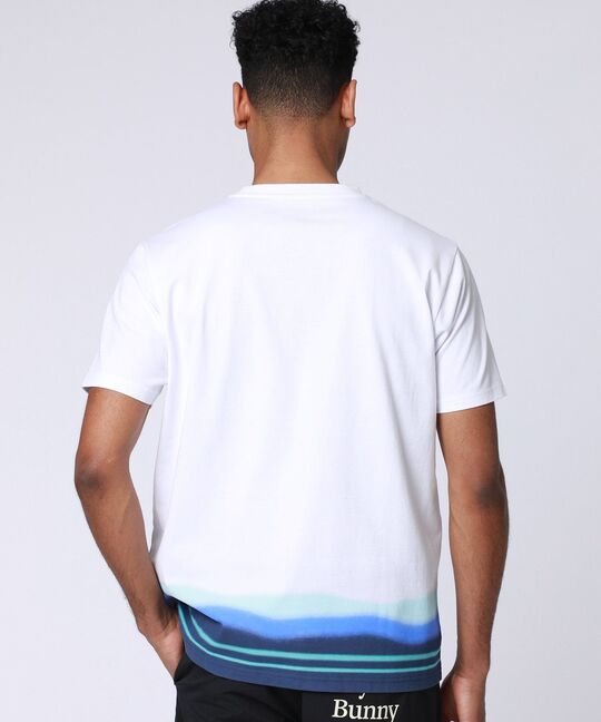 ピマコットン グラデーションボーダー Tシャツ