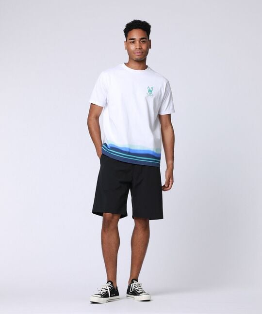 ピマコットン グラデーションボーダー Tシャツ