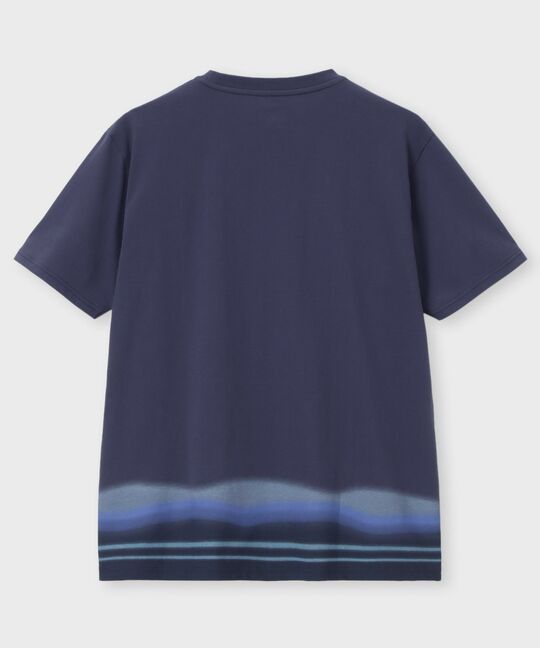 ピマコットン グラデーションボーダー Tシャツ