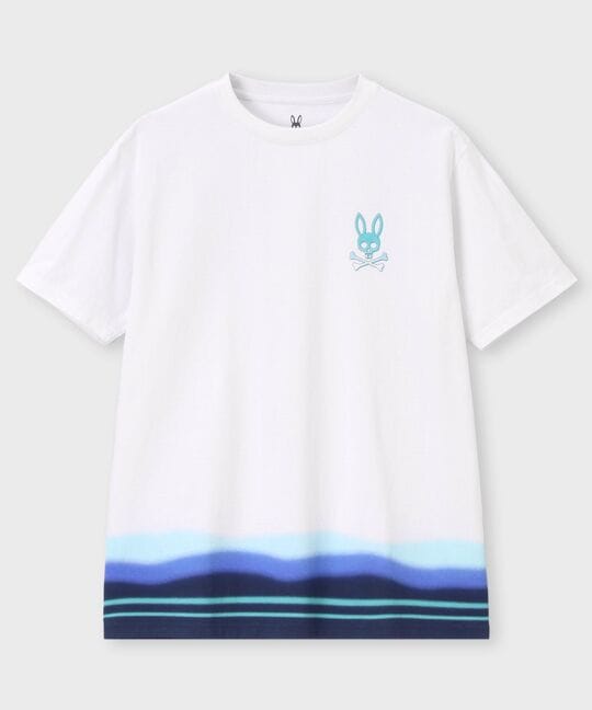 ピマコットン グラデーションボーダー Tシャツ