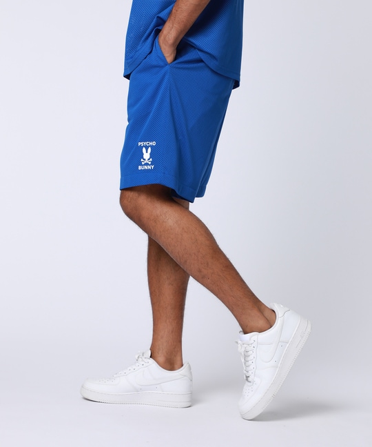 カレッジカラーメッシュ セットアップショートパンツ