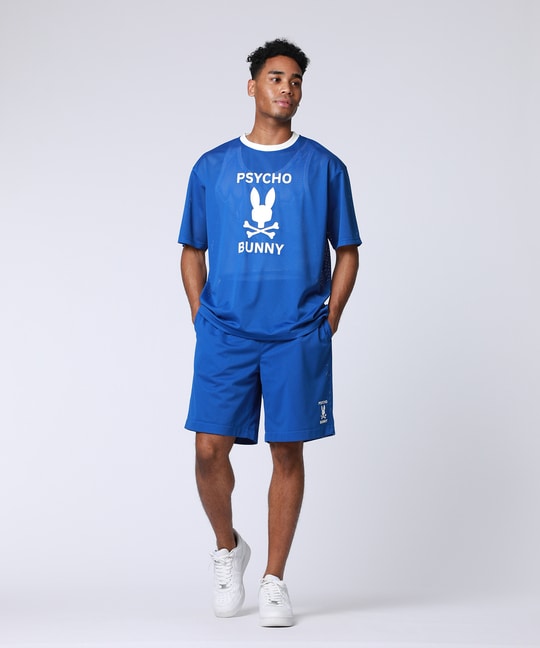 カレッジカラーメッシュ セットアップショートパンツ