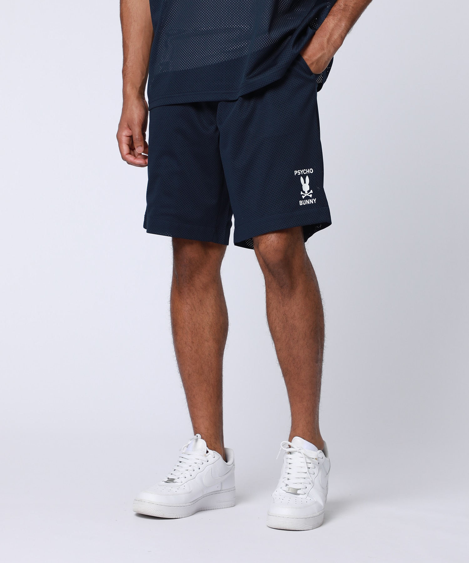 Psycho Bunny カレッジカラーメッシュ セットアップショートパンツ カレッジカラーメッシュ セットアップショートパンツ｜Psycho Bunny