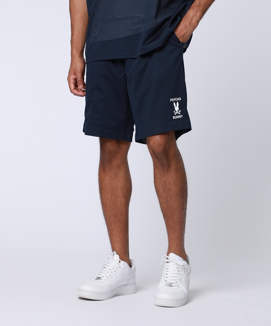 カレッジカラーメッシュ セットアップショートパンツ