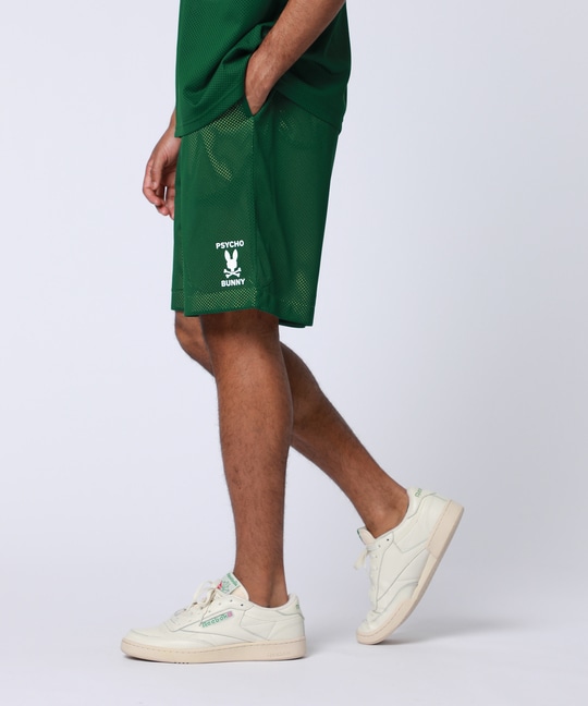 カレッジカラーメッシュ セットアップショートパンツ