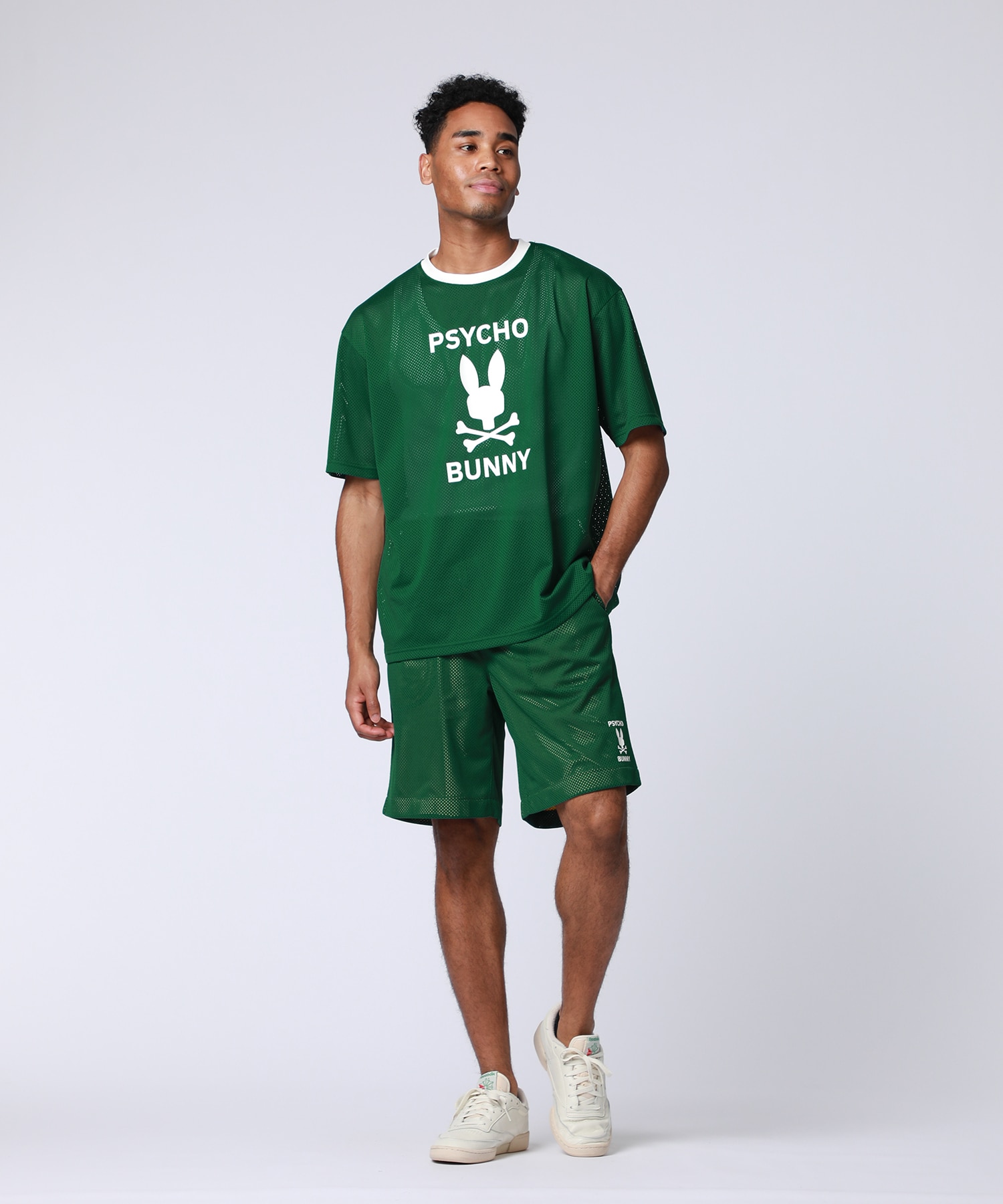 Psycho Bunny カレッジカラーメッシュ セットアップショートパンツ カレッジカラーメッシュ セットアップショートパンツ｜Psycho Bunny