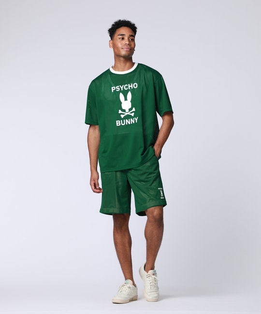 カレッジカラーメッシュ セットアップショートパンツ