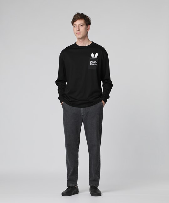 NEWポケットバニー シルケットスムース ロングスリーブTシャツ