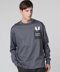 NEWポケットバニー シルケットスムース ロングスリーブTシャツ